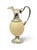 Traditional Vintage Ostrich Egg Shell & Sterling Silver Pitcher For Sale - Image 3 of 17