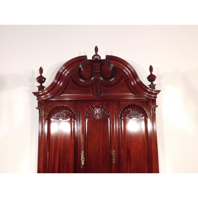Late 20th Century Kindel Winterthur Collection Mahogany Updyke Shell-Carved Goddard Secretary Desk For Sale - Image 5 of 17