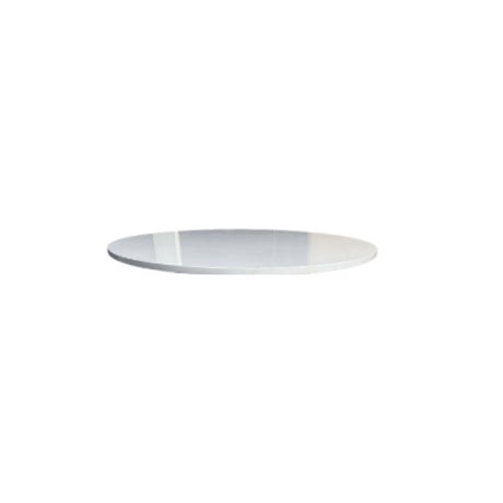 Mid-Century Modern Williams-Sonoma Oval Dining Table Top – Blizzard Caesarstone (Tabletop Only) For Sale - Image 3 of 10