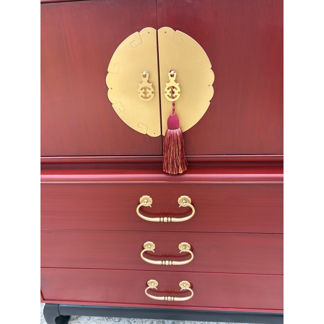 Vintage Kent Coffey the Amerasia Chest on Chest For Sale In Savannah - Image 6 of 13