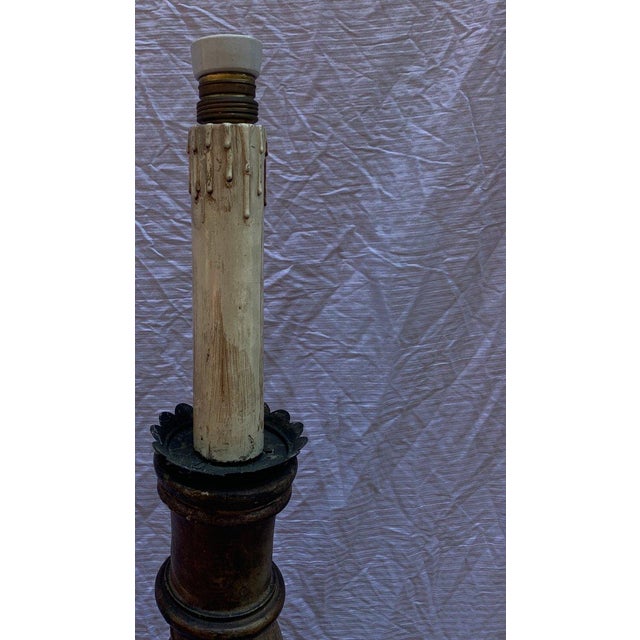 Italian Church Candelabras, Mid-19th Century, Set of 2 For Sale - Image 4 of 6