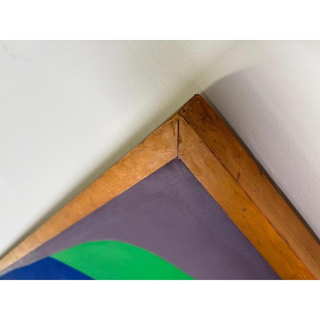 Plastic Marshall Baer, New York City, 1972, Acrylic on Canvas For Sale - Image 7 of 10
