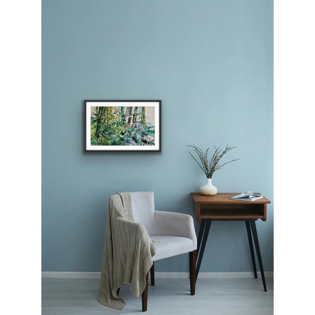 Włodzimierz Karczmarzyk, Forest Near Lucien, 2010, Gouache For Sale - Image 6 of 8