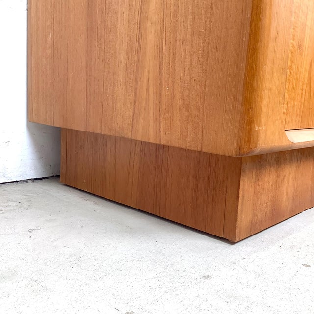 Bernhard Pedersen & Søn Danish Teak Tambour Door Credenza For Sale - Image 14 of 17