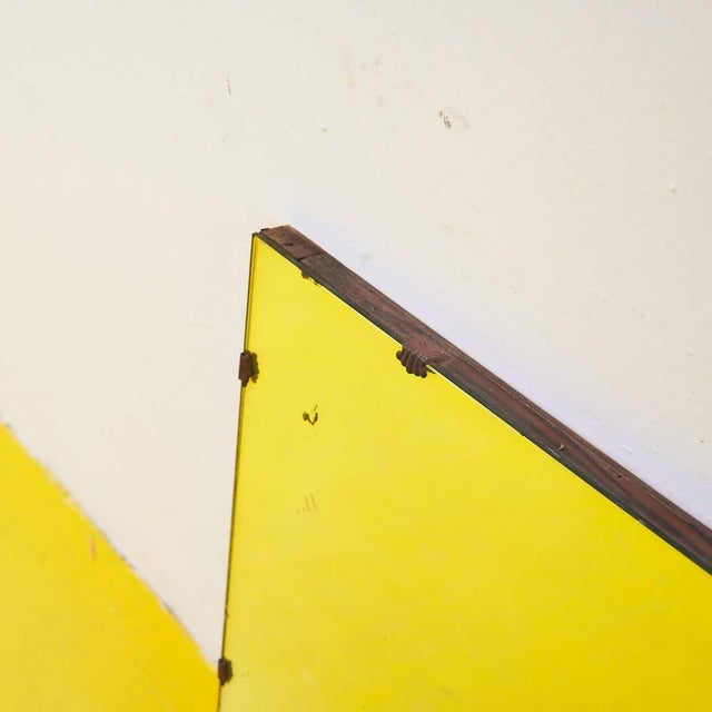 Vintage Wooden Mirror For Sale - Image 3 of 6