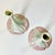 1980s Vintage Art Nouveau Botanical Coastal Porcelain Candle Holders - A Pair, Artist Signed For Sale - Image 15 of 15