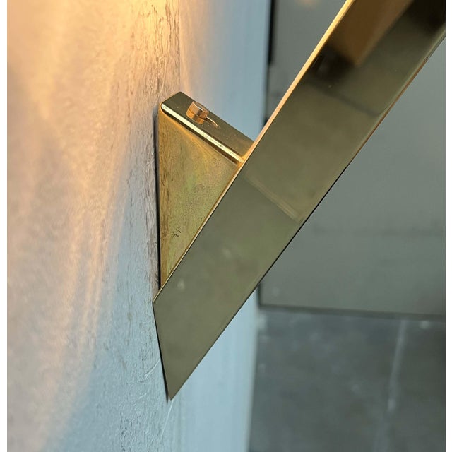 Metal Vintage Hollywood Regency Style Brass Scones from Kalmar, 1970s, Set of 2 For Sale - Image 7 of 18