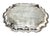 Vintage F B Rogers Silver Plated Oval Footed Tray For Sale - Image 4 of 8