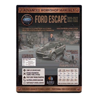 Ford Escape 2019-2022, Car Repair Manual, Workshop Guide Book For Sale