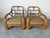 Mid-Century Paul Frankl Style Bamboo & Rattan Lounge Chairs – A Pair For Sale - Image 4 of 12