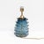 Mid-Century Modern Blue Rostrato Murano Glass Table Lamps, 2000, Set of 2 For Sale - Image 3 of 7