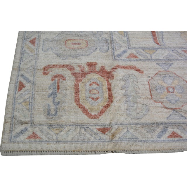 Turkish Turkish Oushak Hand Knotted Wool Rug, 7'9"x10'3" For Sale - Image 3 of 5