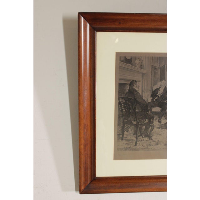 Brown Walter Dendy Sadler 'After Dining Rest Awhile' Framed Print For Sale - Image 8 of 12