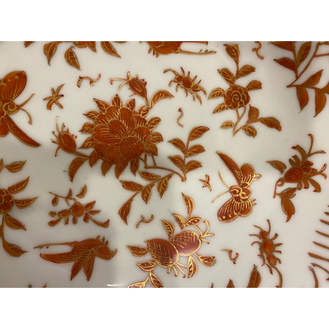 Vintage Hand-Painted Japanese Porcelain Ware Large Bowl For Sale In Boston - Image 6 of 8