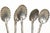 Silver Vintage Sterling Silver Coastal Clam Shell Ice Tea Spoons, Set of 6, 1960's For Sale - Image 8 of 12