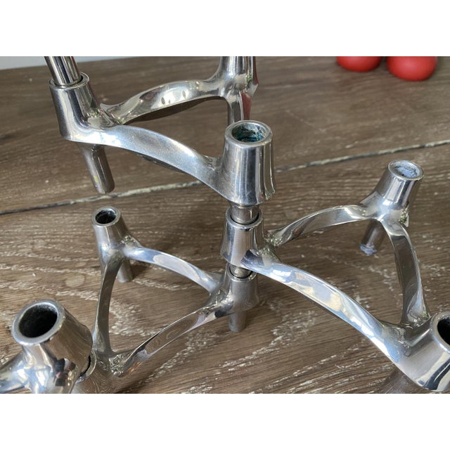 Vintage Modular Candleholders from BMF Nagel, 1970, Set of 5 For Sale - Image 6 of 15