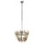 1970s Vintage Pink and Green Art Glass Chandelier, Italy, 1970s For Sale - Image 5 of 5