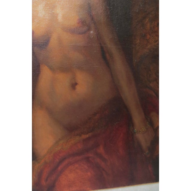 Realism Judith by Heinrich Landgrebe Oil on Canvas For Sale - Image 3 of 8