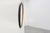 Oval Wall Mirror with Walnut-Toned Frame and Gilt Inner Edge from Deknudt, Belgium, 1950s For Sale - Image 6 of 12
