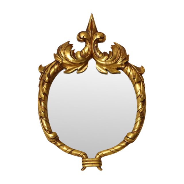 Baroque Gold-Leaf Gilded Acanthus Mirror For Sale - Image 18 of 18