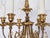 1960s Spanish Louis XVI Style Hunter Green Bouillotte 6-Light Chandelier For Sale - Image 9 of 16