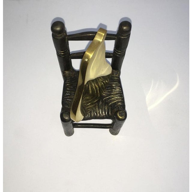 Black Italian Bronze Abstract Sculpture by Concetto Pozzati, 1989 For Sale - Image 8 of 18