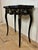 1960s Chinese Black Lacquer Games Table with Hand-Painted Floral Decoration For Sale - Image 5 of 18