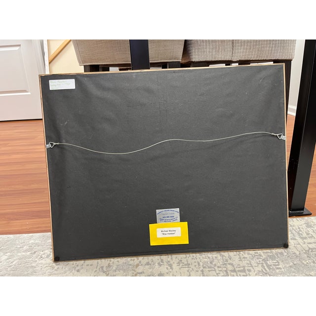 Botanical Blue Azalea Painting For Sale In Greensboro - Image 6 of 6