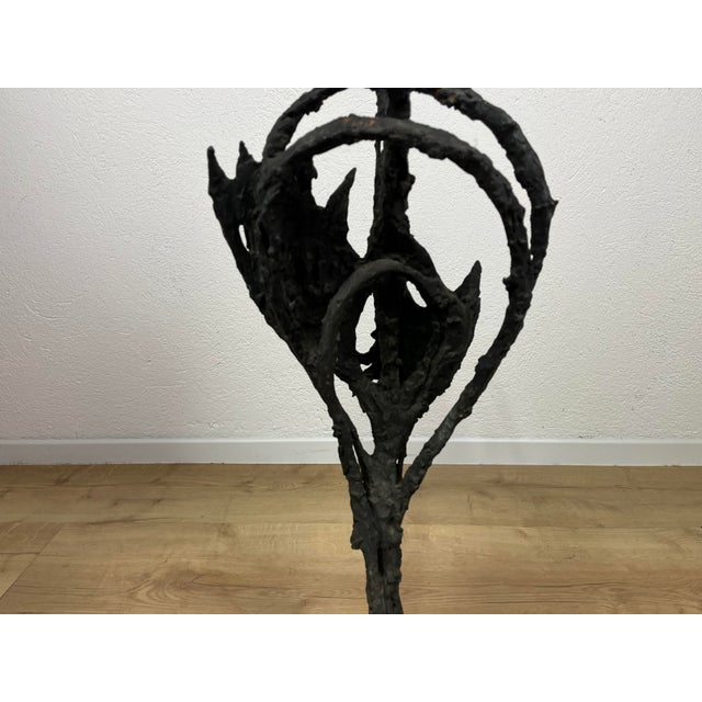 After Giacometti, Large Anthropomorphic Sculpture, 1960s, Bronze For Sale - Image 3 of 9