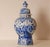 Ceramic Royal Delft Vase Baluster Chinoiserie Peacock Blue and White Delftware For Sale - Image 7 of 14