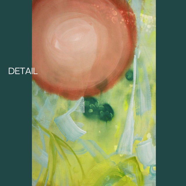 "The Quiet Resilience of Feathers" Original Abstract Contemporary Painting by Mel Rea For Sale - Image 4 of 8