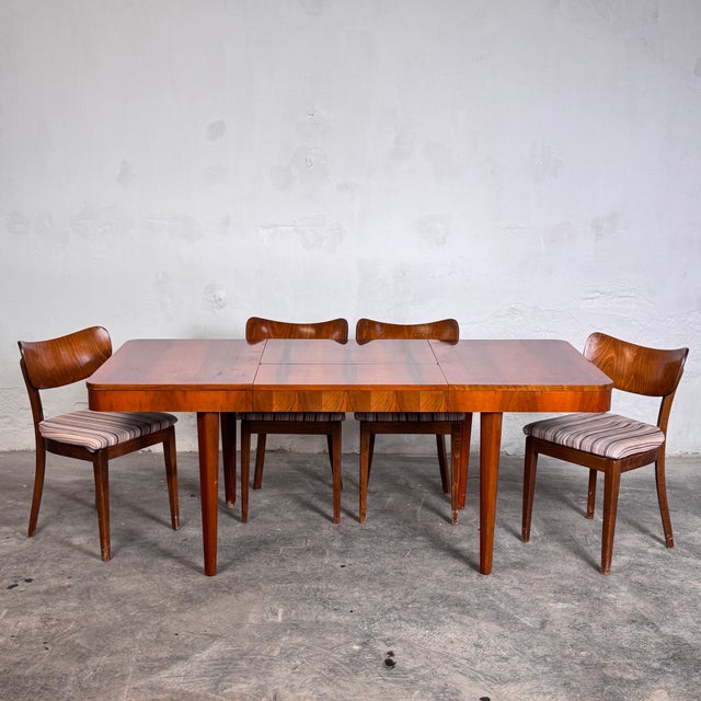 Vintage Dining Table by Jindřich Halabala for Up Závody, 1930s For Sale - Image 3 of 17