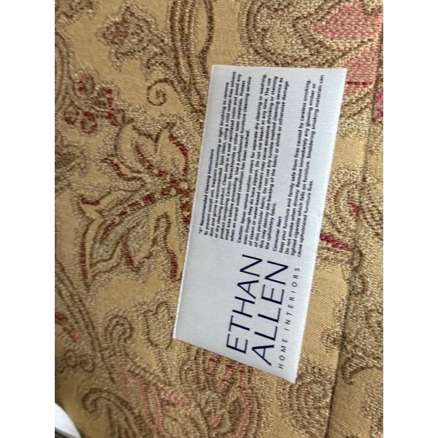 Ethan Allen Rolled Arm Loveseat Sofa For Sale - Image 11 of 11