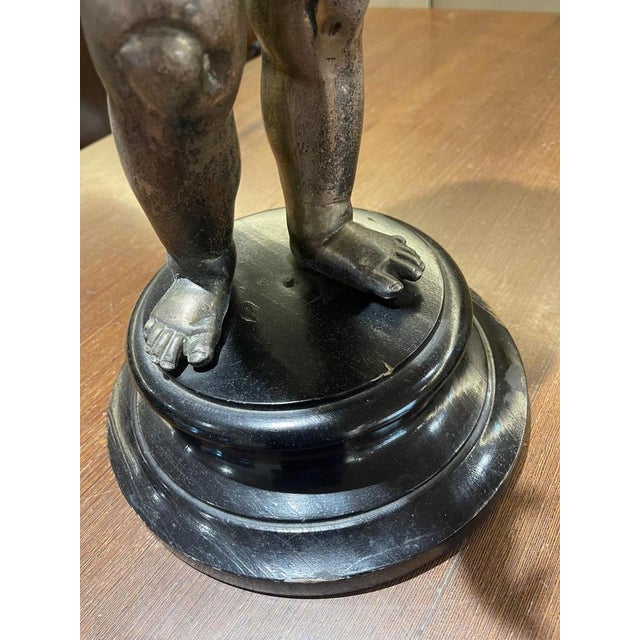 German Artist, Baby Jesus, 17th Century, Silver Plated Metal For Sale - Image 4 of 7