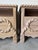 Hollywood Regency 1980’s Vintage Hollywood Regency Style Hand-Carved Wood Commodes – A Pair For Sale - Image 3 of 12