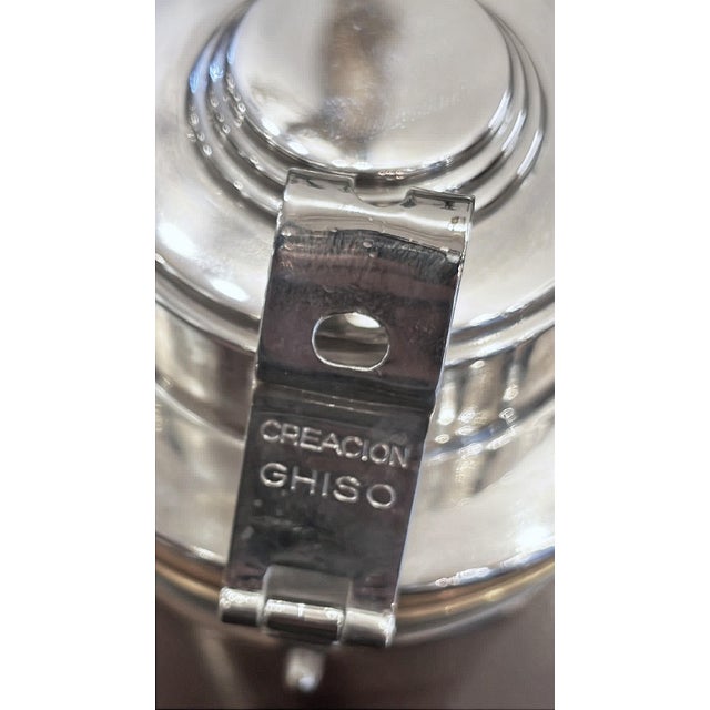 1930s Art Déco Silverplated Brass Cocktail Shaker "The Barman" by Ghiso - a Pair For Sale - Image 9 of 10