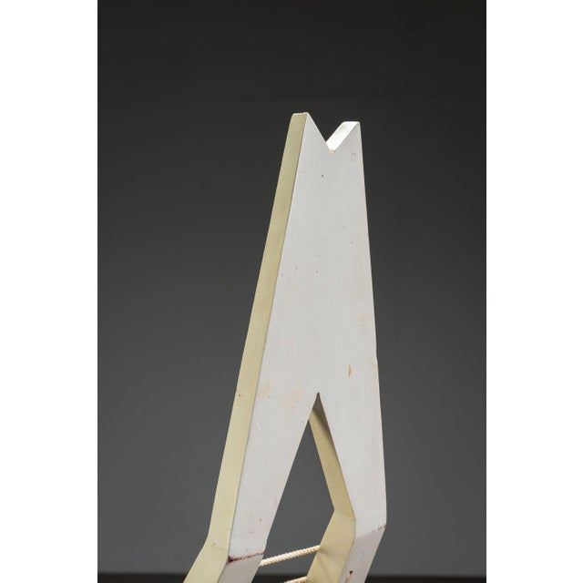 Ivory Architectural Easy Chair, 1980s For Sale - Image 8 of 18