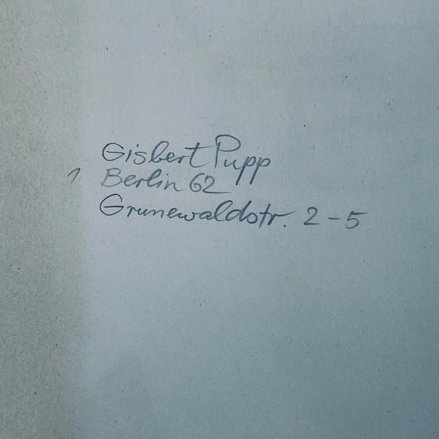 Mid 20th Century "Fruhung an Der See" Artist's Proof Numbered Print by Gisbert Pupp For Sale - Image 12 of 12