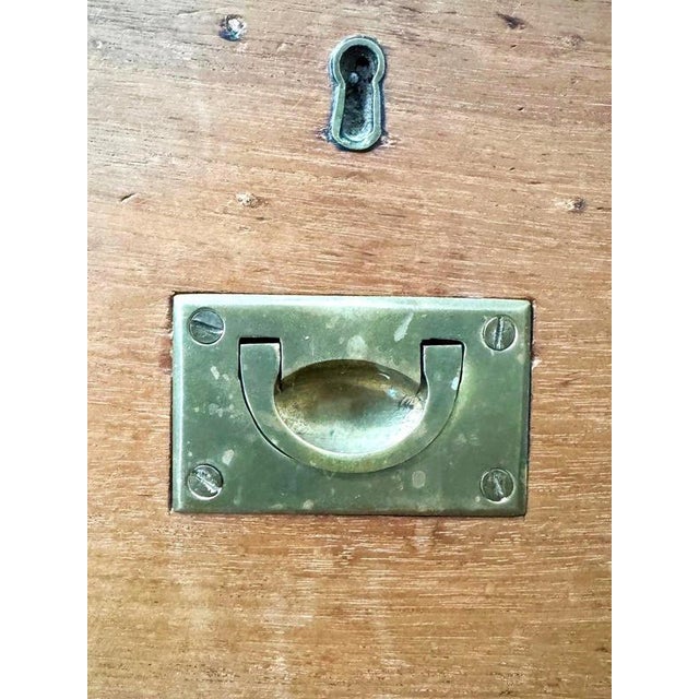 19th Century Military Campaign Chest of Drawers For Sale - Image 11 of 12