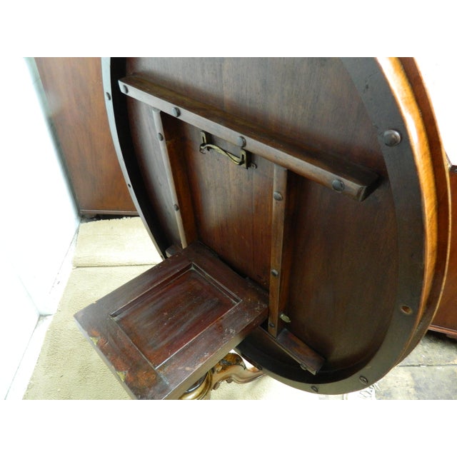 Victorian Walnut Tilt Top Table, 1866 For Sale - Image 6 of 18