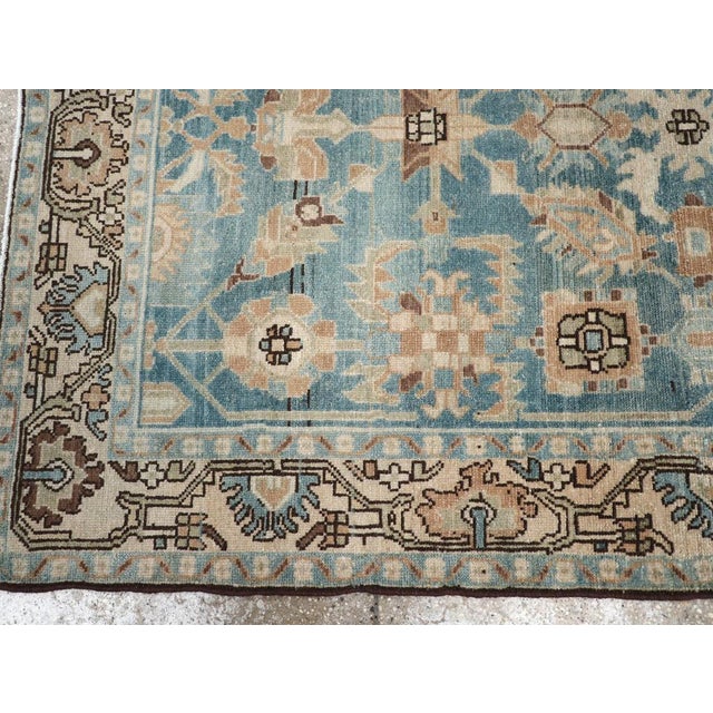 Mid 20th Century Galerie Shabab Collection Mid-20th Century Persian Malayer Accent Rug For Sale - Image 5 of 8