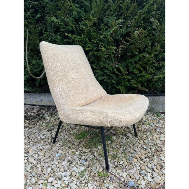 SK660 Driver Lounge Chair by Pierre Guariche, 1950s For Sale - Image 9 of 9