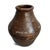 Found old antique Chinese ceramic earthware pot / vase from Java. Rich chocolate brown glaze with beautiful characteristic...