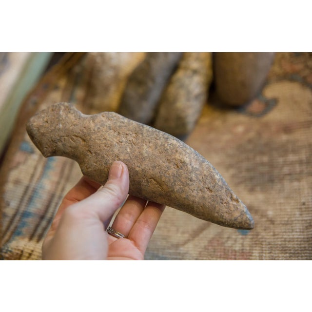 Old New House Antique Bronze Age African Stone Primitive Weapon For Sale - Image 4 of 8