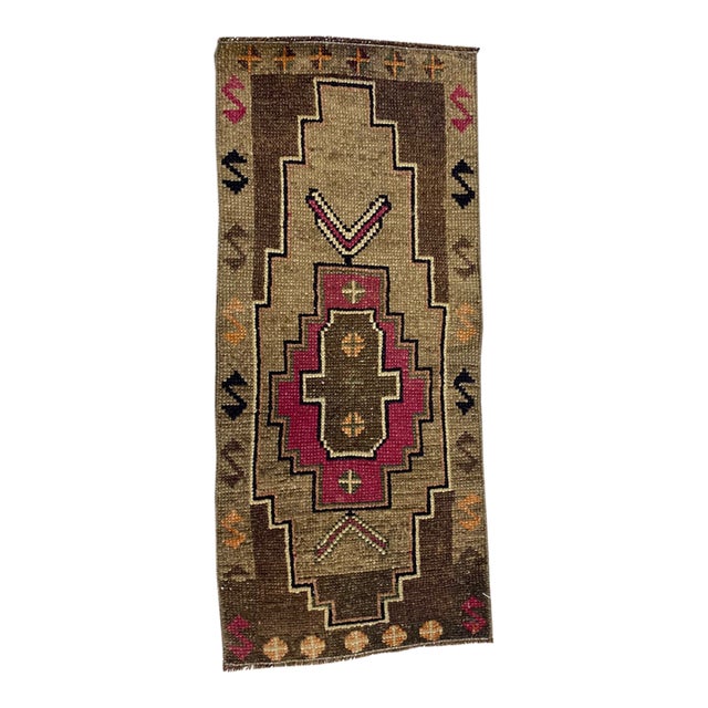 Vintage Anatolian Floral Carpet For Sale