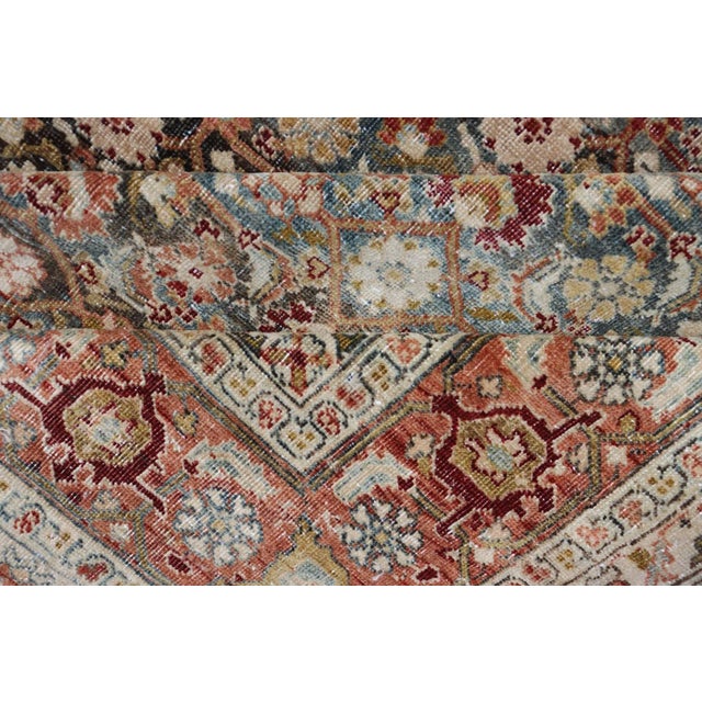 Antique Bidjar Large Gallery Rug in All-Over Herati Design For Sale - Image 11 of 12