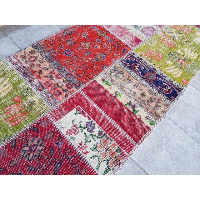 Bohemian Mid 20th Century Wool Runner For Sale - Image 4 of 10