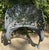 Gray Late 19th Century Cast Iron Laurel Griffin Garden Chair Bench For Sale - Image 8 of 12