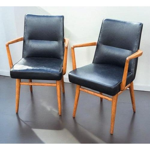 Mid-Century Library Armchairs, Set of 2 For Sale - Image 9 of 9