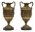 Antique Roman Neoclassical Patinated Bronze Vases - A Pair For Sale
